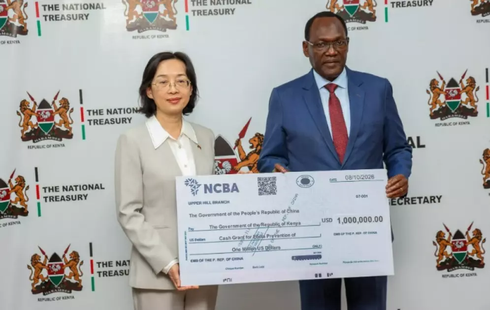 China gives Kenya Ksh.129M grant to support Ebola response