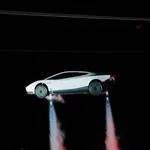 Elon Musk unveils Tesla's 'flying' car