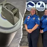Airport X-ray exposes dangerous weapon illegally concealed in passenger's carry-on