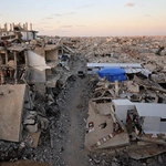 Israeli strike kills five, including four women, in Gaza, health officials say