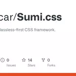 Show HN: Sumi.css – CSS Framework