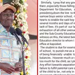 Nandi teacher pens emotional letter to ruto after Form 4 son is sent home