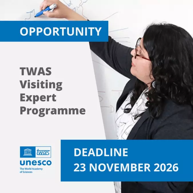 TWAS Visiting Expert Programme 2026: International Research Collaboration, Expert Visits and Opportunities for Scientific Institutions in Developing Countries