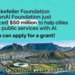 Rockefeller Foundation and OpenAI Foundation Launch $50 Million Cities Deliver Initiative: AI Grants of $500,000–$2 Million for Public Services Worldwide