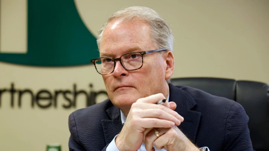 Kansas Democratic Senate nominee says 'please, no' to Harris campaigning for him