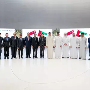 High-level dialogue in Abu Dhabi attended by Prime Minister of Singapore explores cooperation in AI, advanced technology, and energy