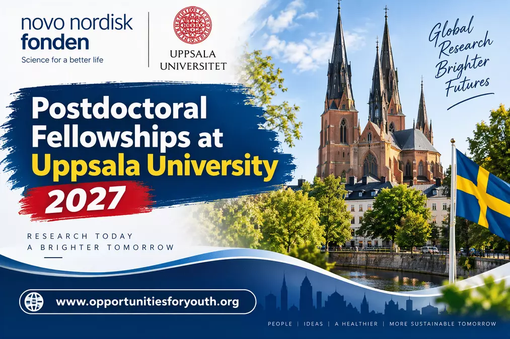 Postdoctoral Fellowships at Uppsala University 2027:  Funded Research Opportunity by Novo Nordisk