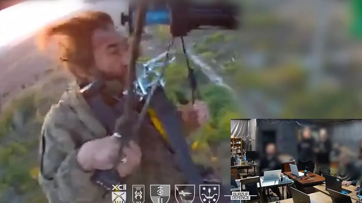 Ukraine carries out first ever aerial drone evacuation of a wounded soldier