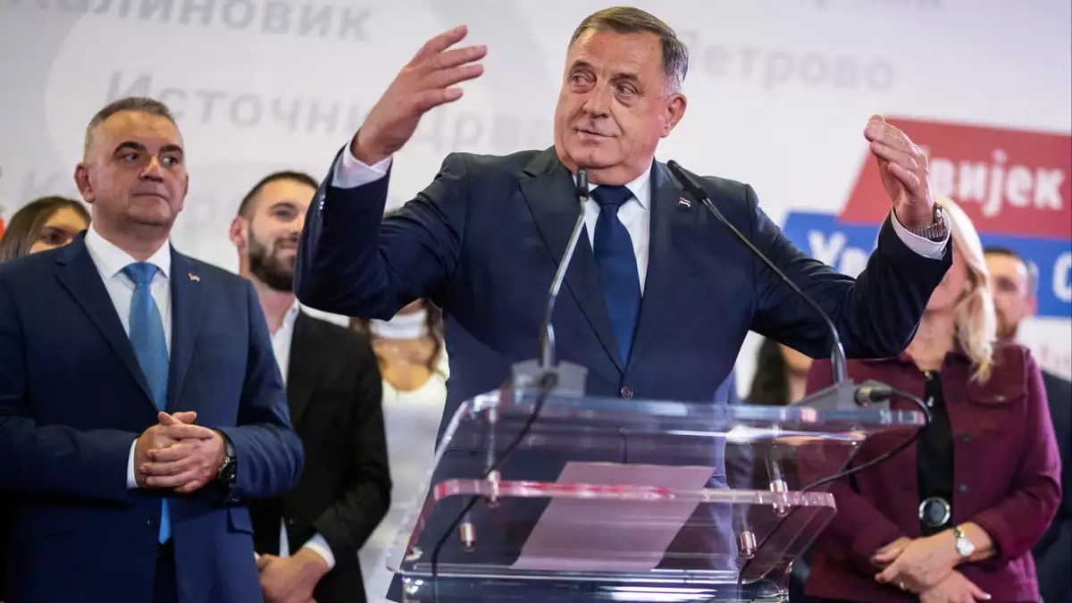 Serb separatist Dodik declares victory in Bosnia vote as ethnic tensions, EU hopes collide