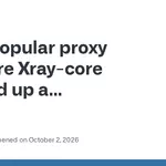Xray-core concealed a certificate verification bypass vulnerability