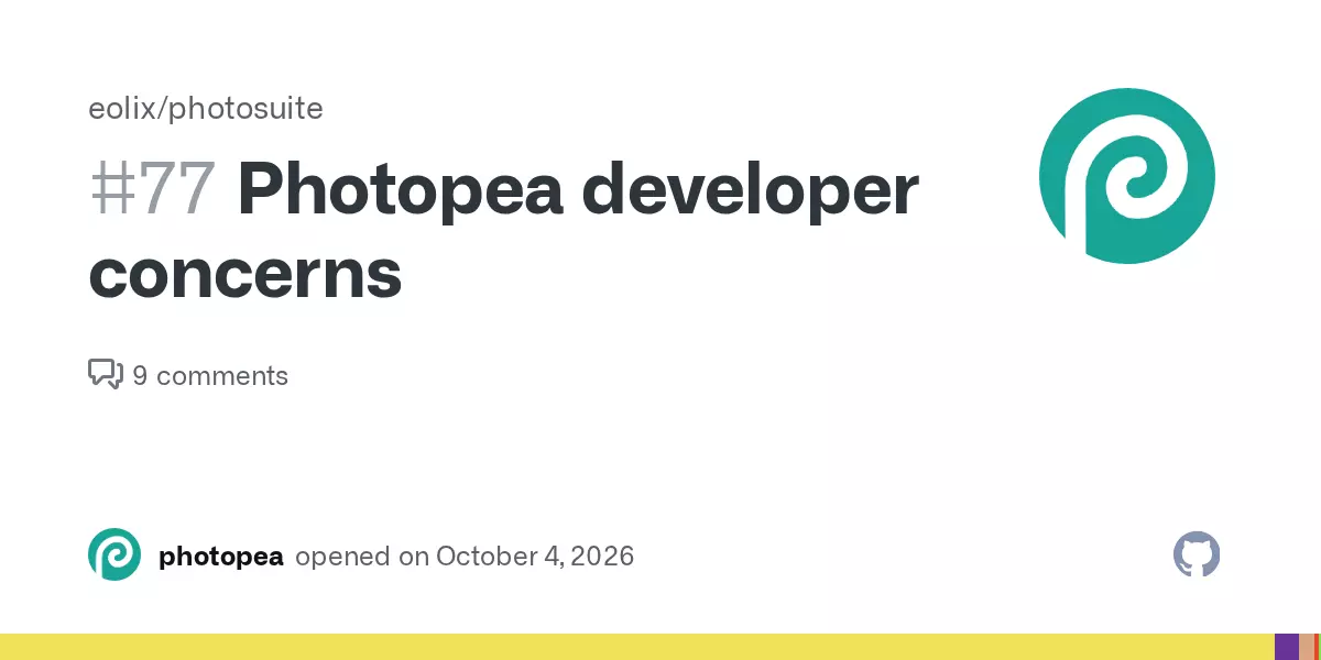Photopea creator weighs in on Photosuite project