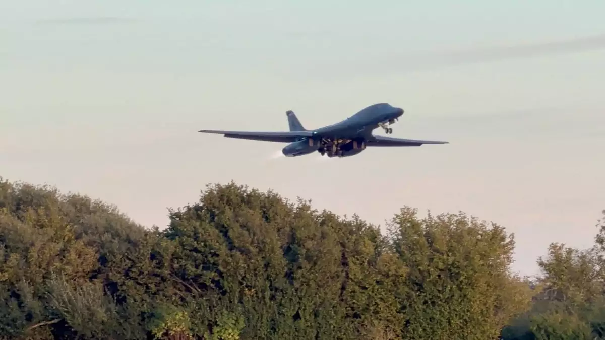 US bombers moved from UK airbase due to Iran-linked threats, Trump says