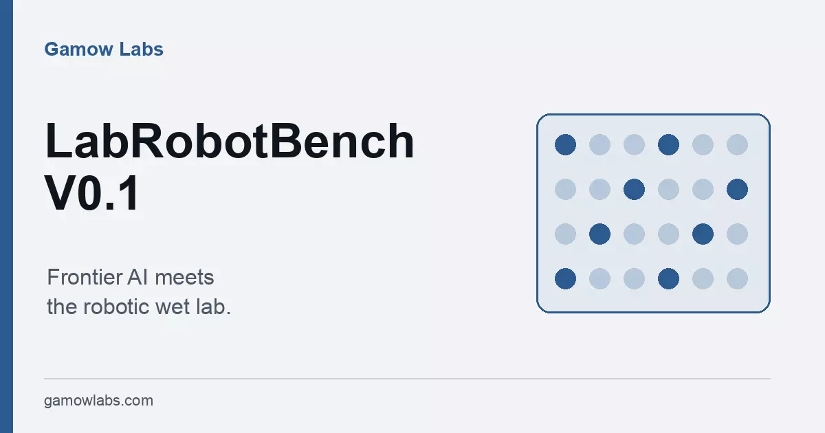 LabRobotBench v0.1: Benchmarking wet lab robotics