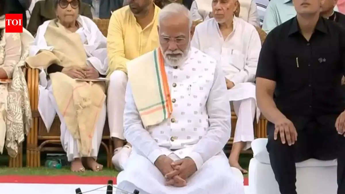 'May Bapu’s timeless message keep guiding us': PM Modi pays tribute to Mahatma Gandhi
