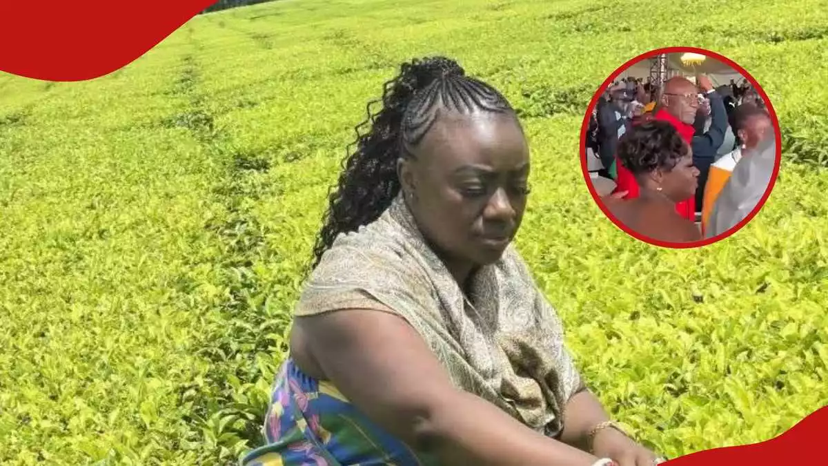 Video: Fred Machoka dances with niece Gloria Orwoba before chasing her from stage