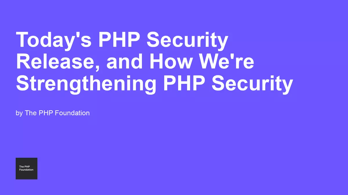 PHP Foundation's Overview of CVE-2026-109618 and CVE-2026-109619