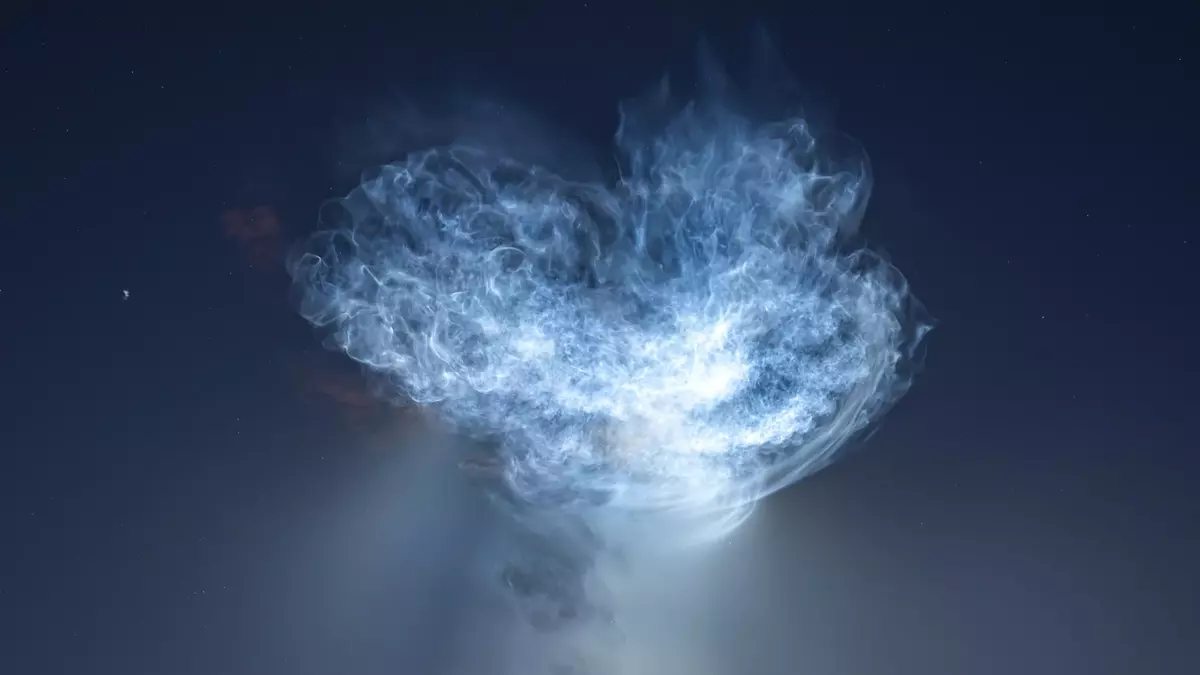 NASA’s SpaceX launch lights up the sky with a giant glowing jellyfish