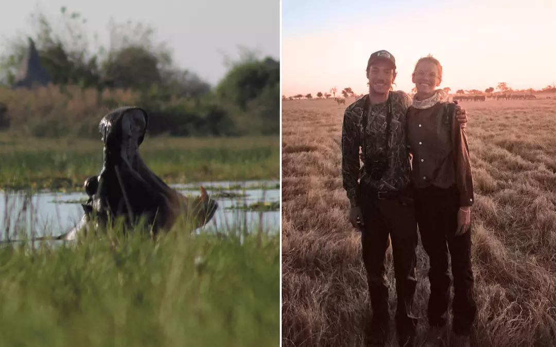 
				A Hippo Attacked My Husband on Our Honeymoon. I Punched It To Save His Life
			