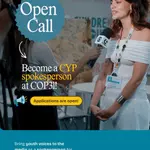 Children and Youth Pavilion COP31 Spokesperson Application: Opportunity for Young Climate Leaders to Represent Youth Voices