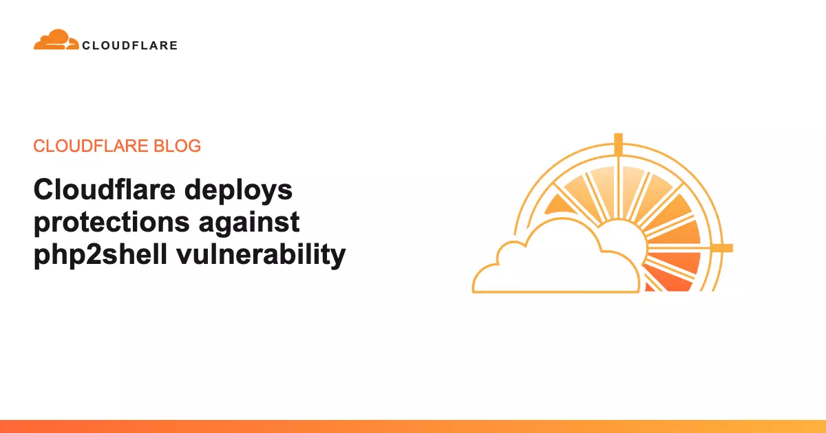 Cloudflare deploys protections against php2shell vulnerability