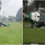Helicopter Carrying Five People Crashes at Kericho Golf Club