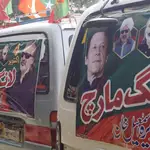 Supporters of Imran Khan begin ‘long march’ to Islamabad
