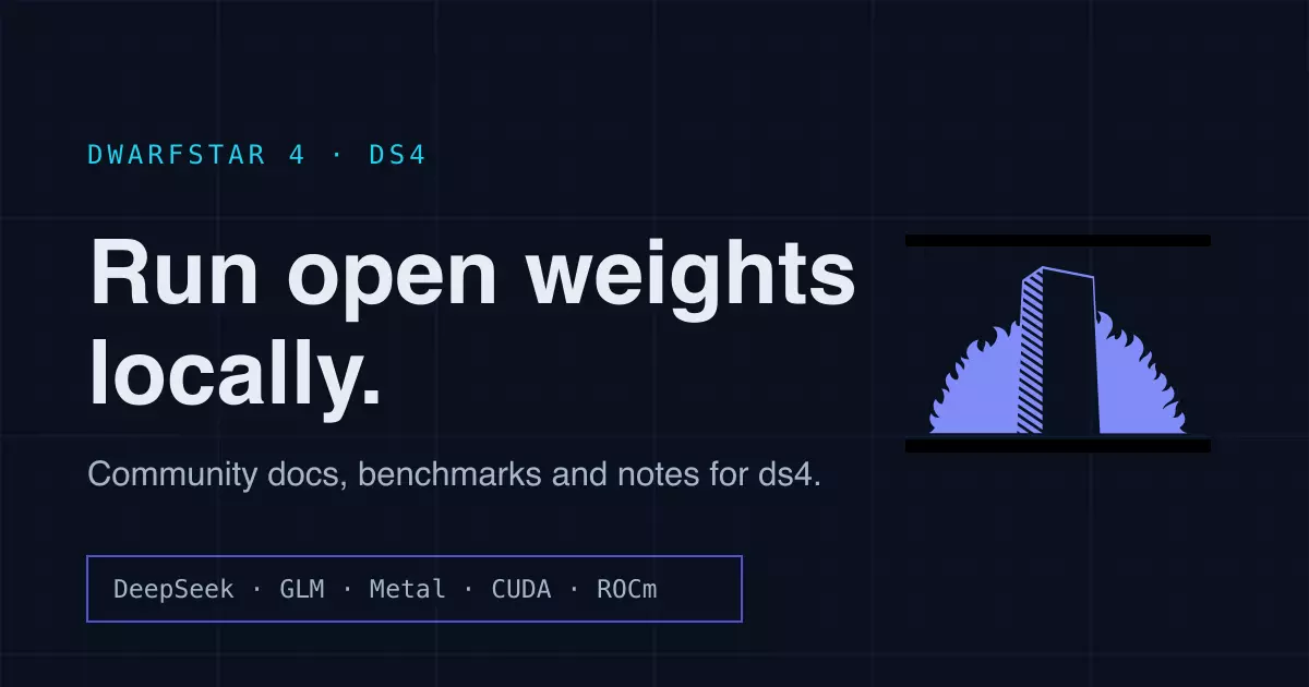 From the creator of Redis; run LLM locally with ds4