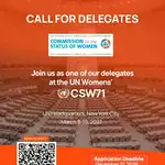 CSW71 SAEF Delegate Application 2027: Join the Southern Africa Embrace Foundation Delegation to the United Nations Commission on the Status of Women in New York