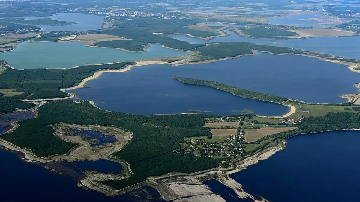 Germany transforms former coal mines into Europe's largest lake landscape