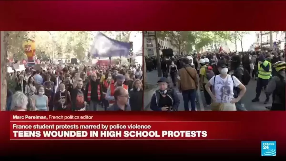 French students looking for protests 'to become a major movement'