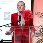 Sharon Stone exclaims if men got pregnant you could get 'an abortion from a vending machine'