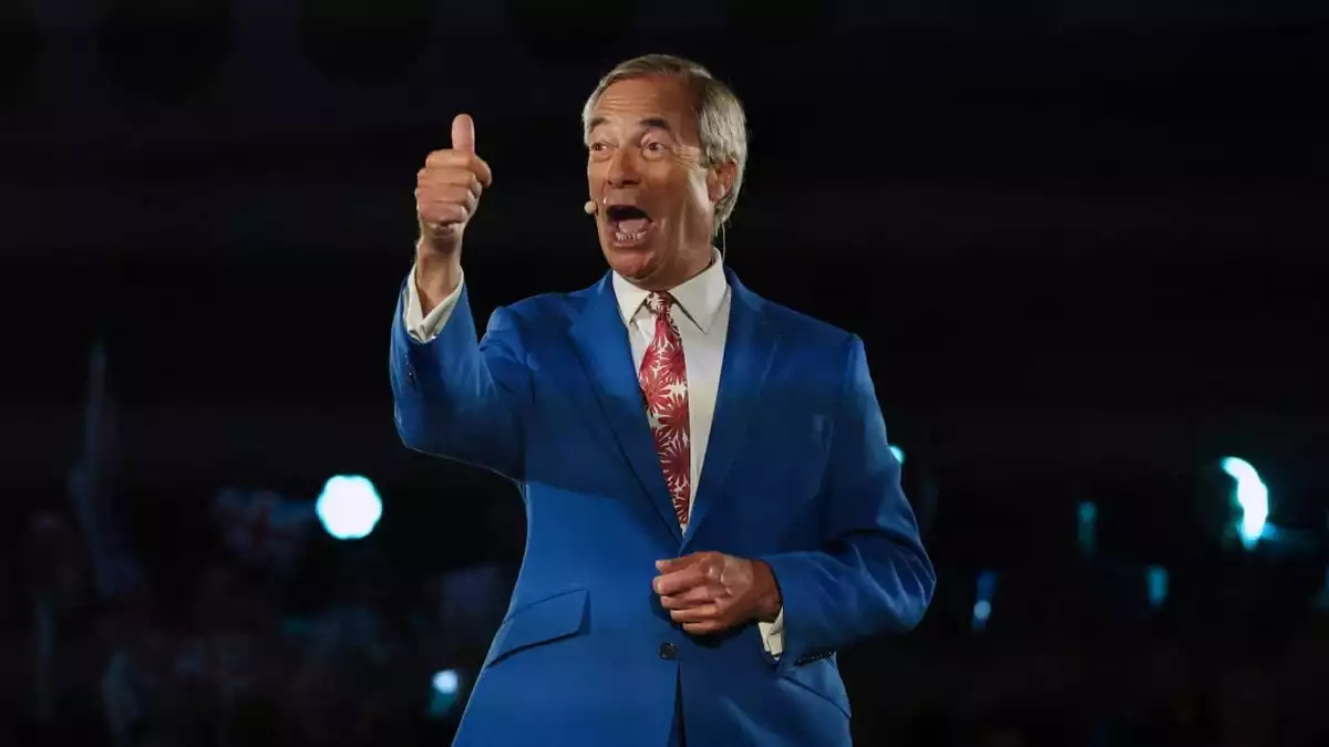 British police charge man with preparing terrorist acts against Reform UK's Nigel Farage