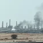 Flames, smoke seen at Aramco facility south of Saudi capital