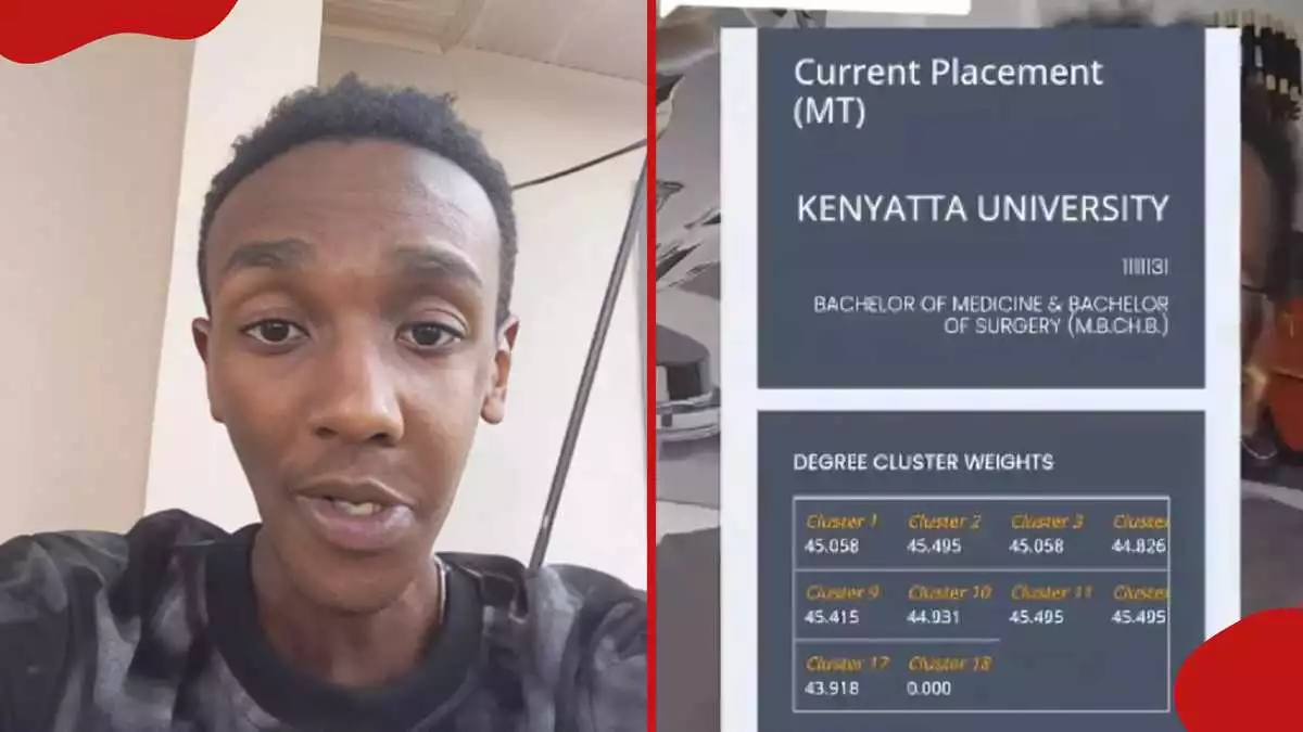 Vincent Gakuhi: Cancer survivor who scored A plain in 2025 KCSE placed in KU