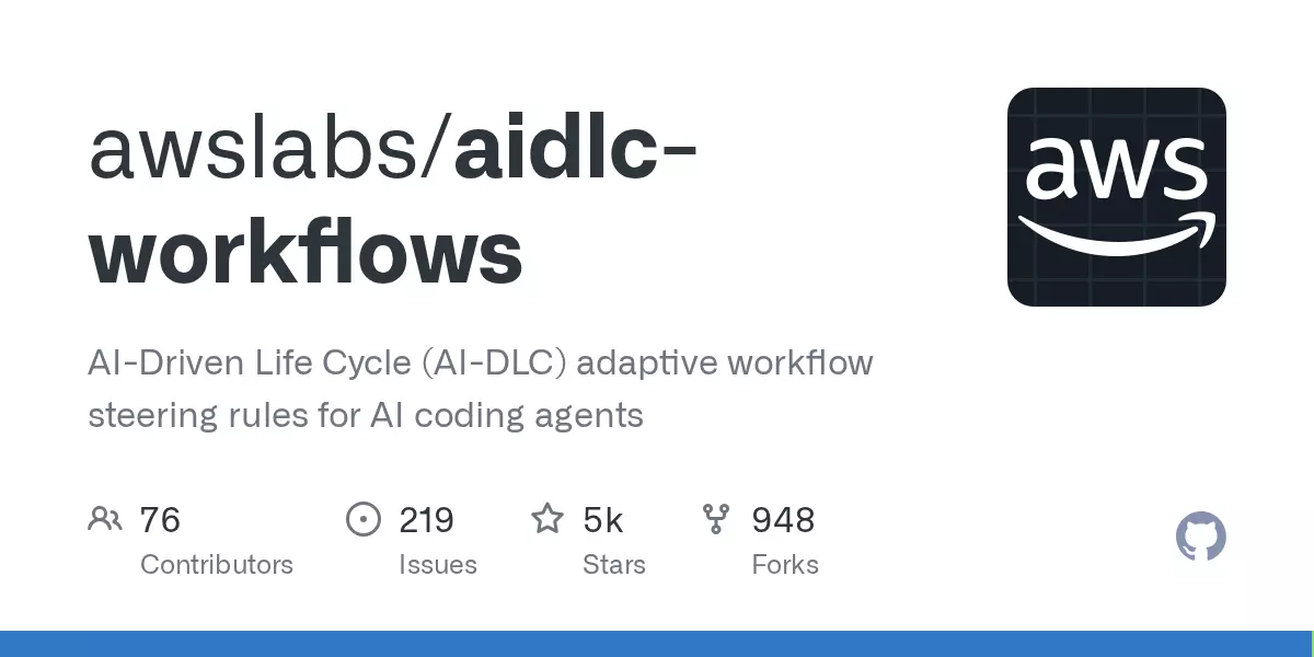 Aidlc: Adaptive workflow steering rules for AI coding agents