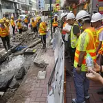 Households in parts of Eastern district without water after pipe burst in Shau Kei Wan