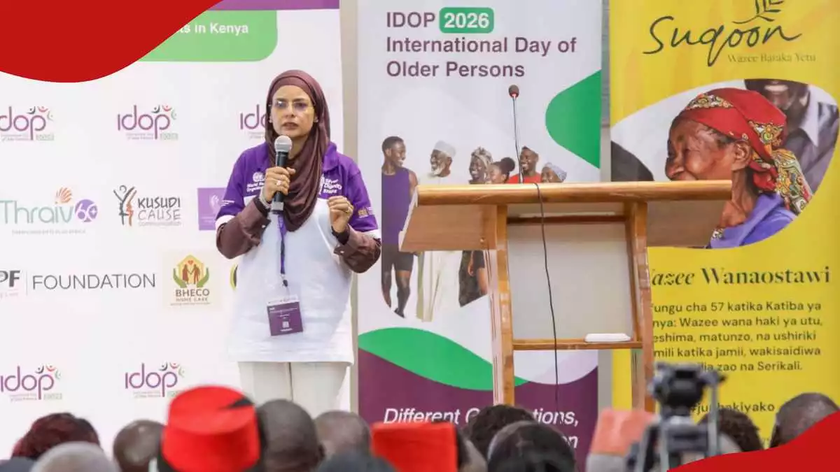 Suqoon founder urges Kenya to protect elders' independence at social protection conference