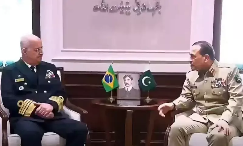High-level Brazil delegation meets CDF Munir; both sides agree to bolster military collaboration