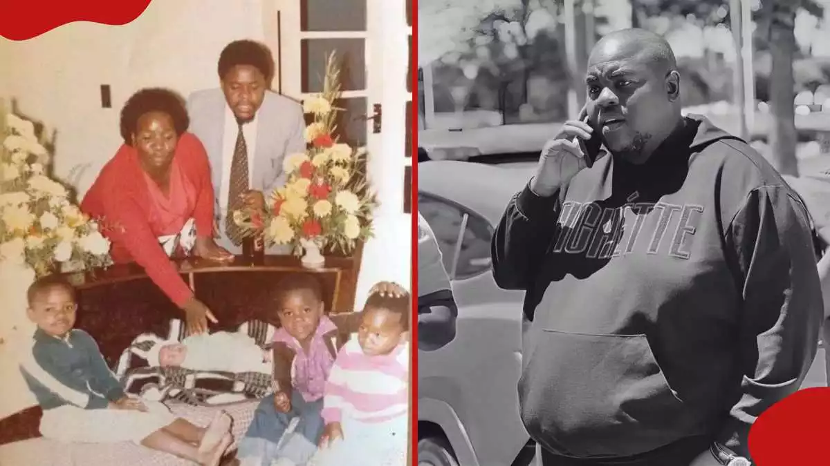 Wicknell Chivayo: Netizens unearth TBT photo of young tycoon with his sisters, parents