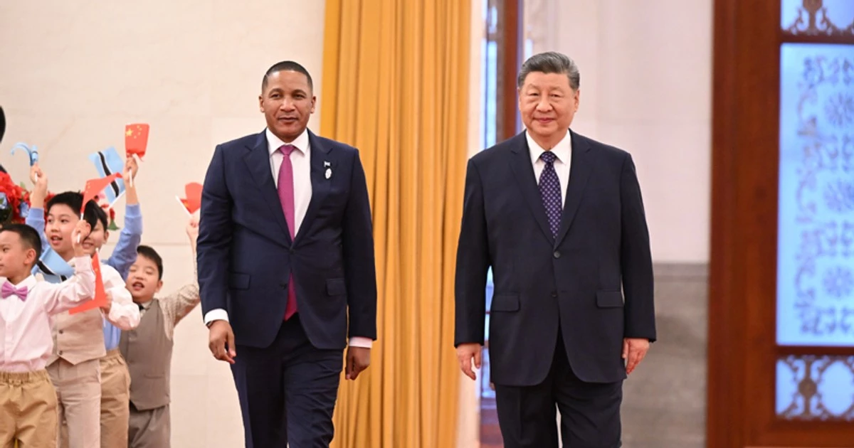 Presidents of the world’s 2nd strongest economy and highest diamond-producing African nation discuss expanding cooperation
