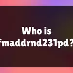 Who Is Vfmaddrnd231pd?