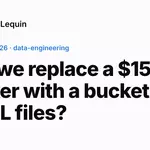 Can we replace a $150k Looker with a bucket of HTML files?