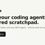 Show HN: Jotbus – a shared encrypted scratchpad for coding agents