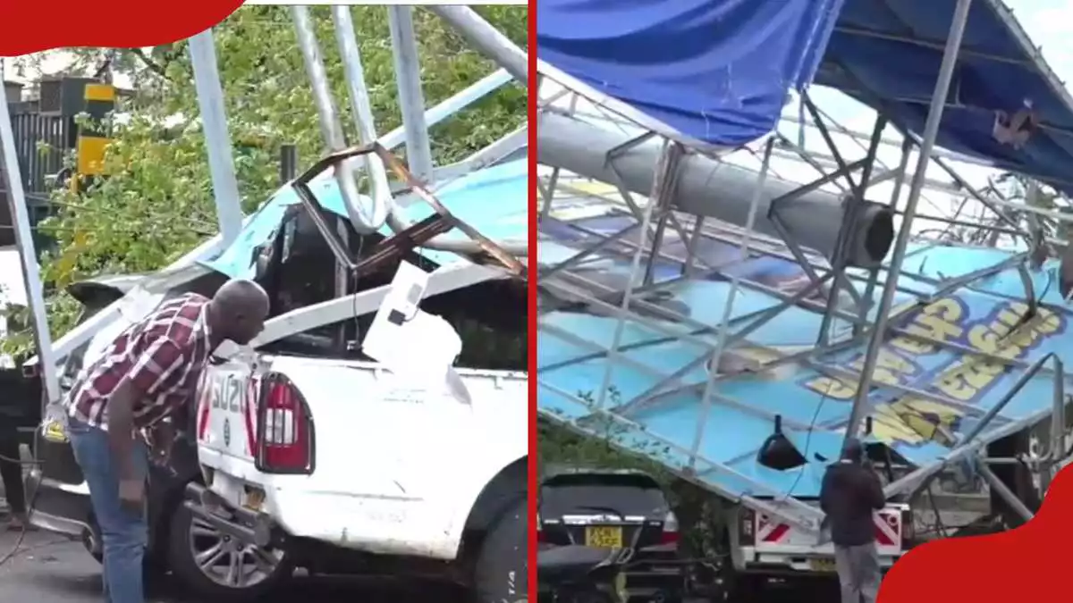 Kisumu: Property destroyed , trees collapses as heavy rains pound city Thursday evening