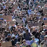 French school unrest: students, teachers march on biggest day of protests