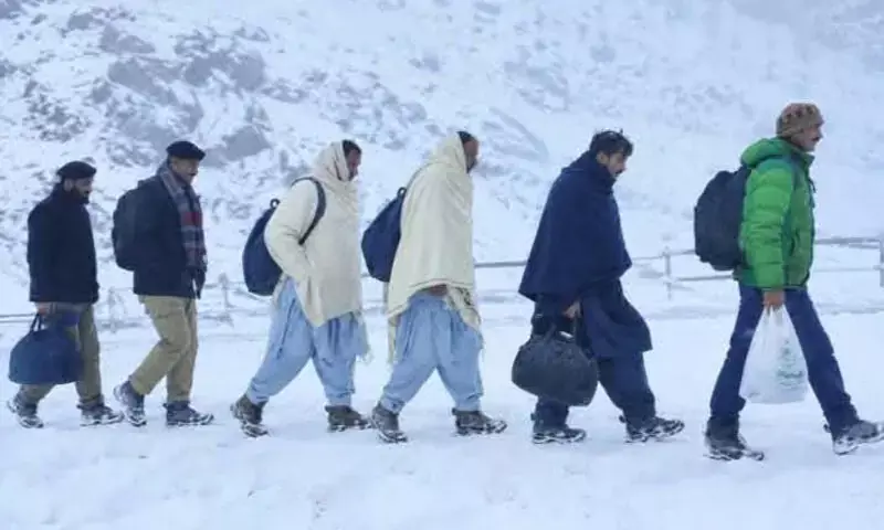 Two killed as rain, snow disrupt life across Gilgit-Baltistan