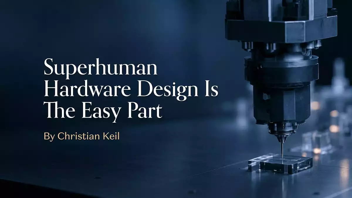 Superhuman Hardware Design Is the Easy Part