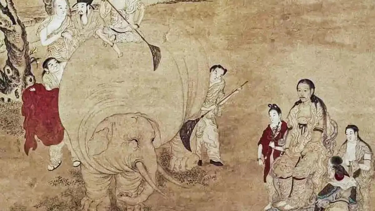 Sacred splashes: ancient Chinese ritual of ‘elephant washing’ for good fortune