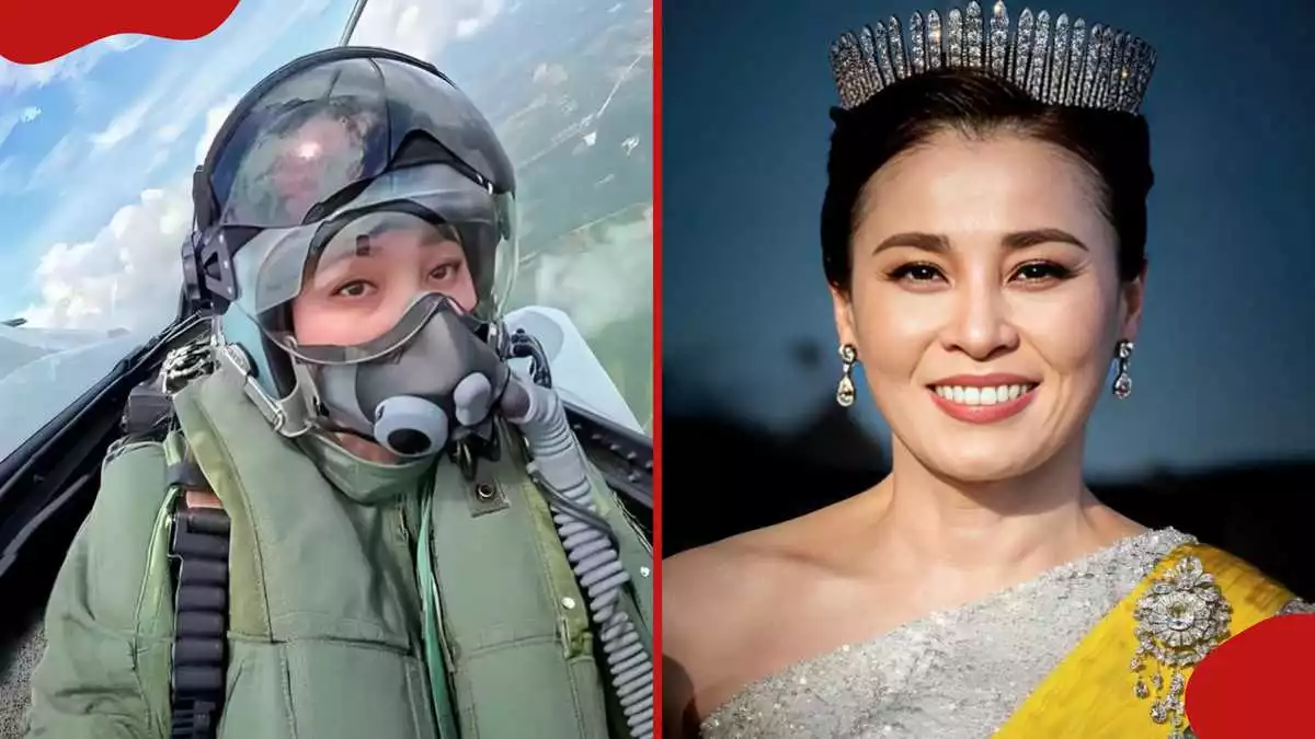 Thailand's queen makes history after completing solo flight in fighter jet, video emerges