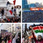 France, Italy, Spain and Portugal protest rising living costs despite €4.93 trillion in EU social protection spending on benefits that 81% of Africans lack